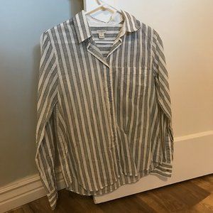 J. Crew Black and White Button-Up